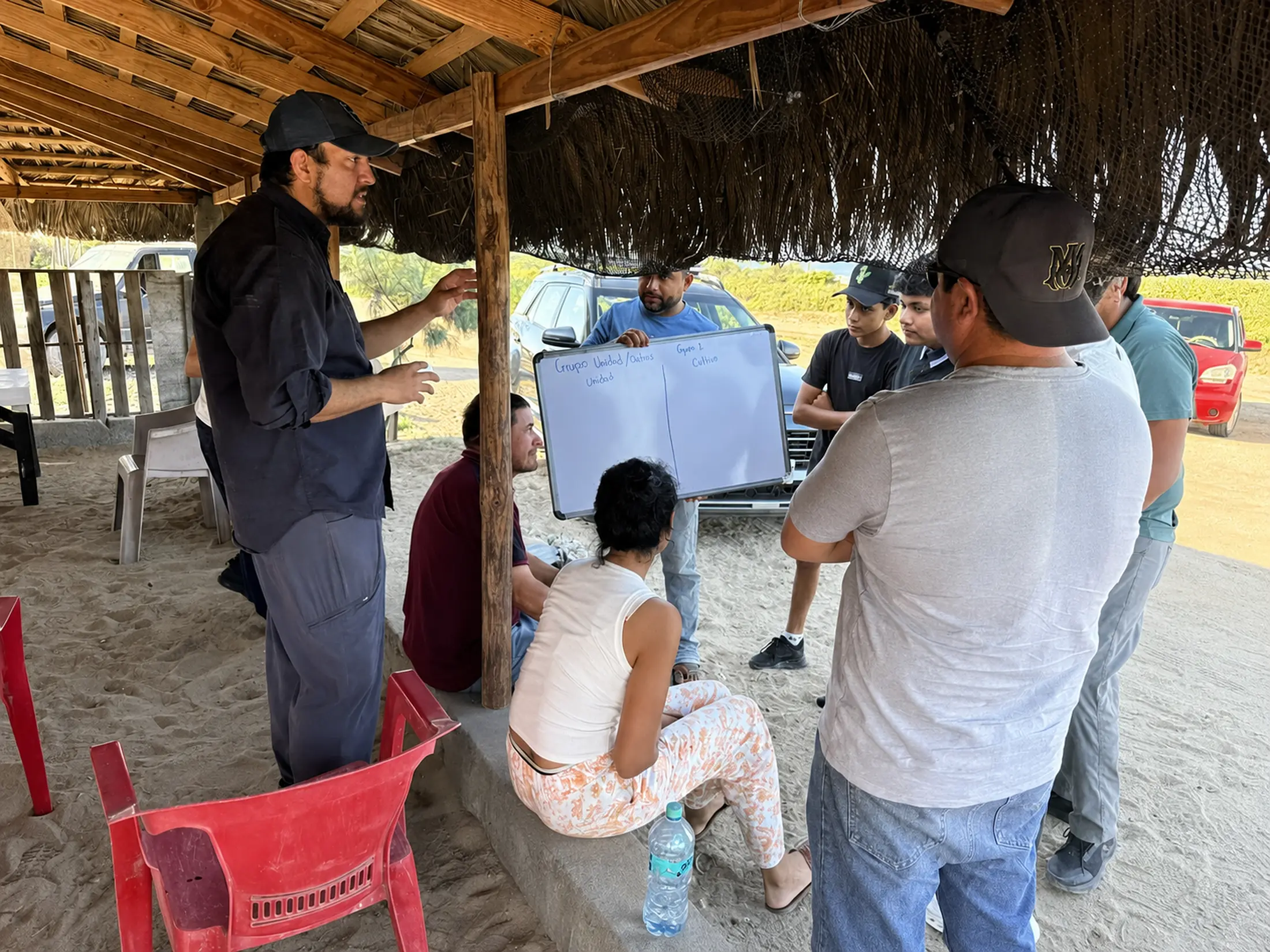 Taller comunitario en Baja California Sur